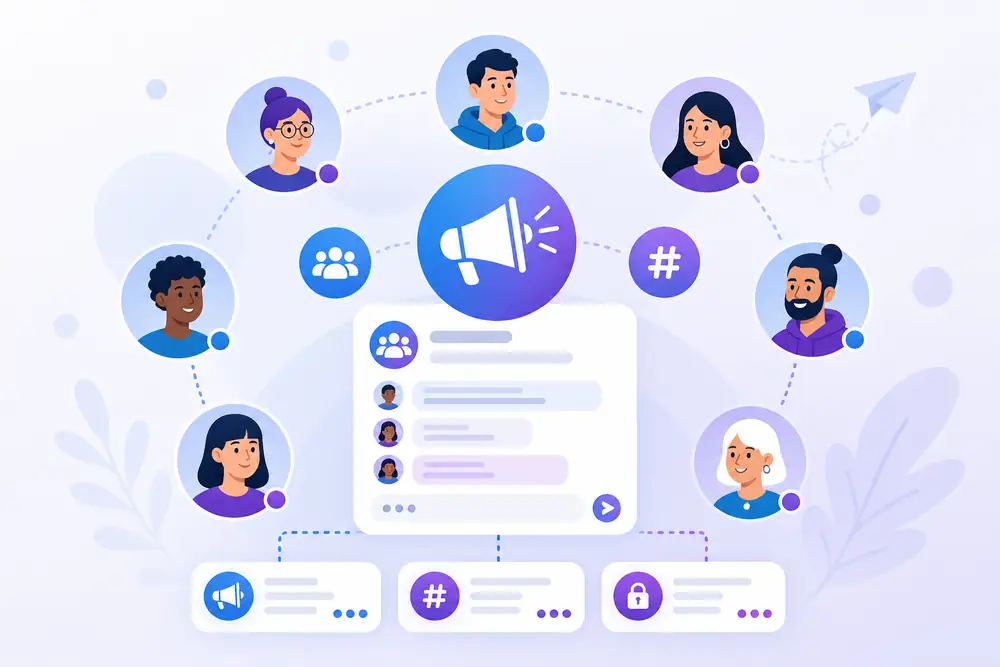 Telegram grupları ve kanalları ile topluluk yönetimi